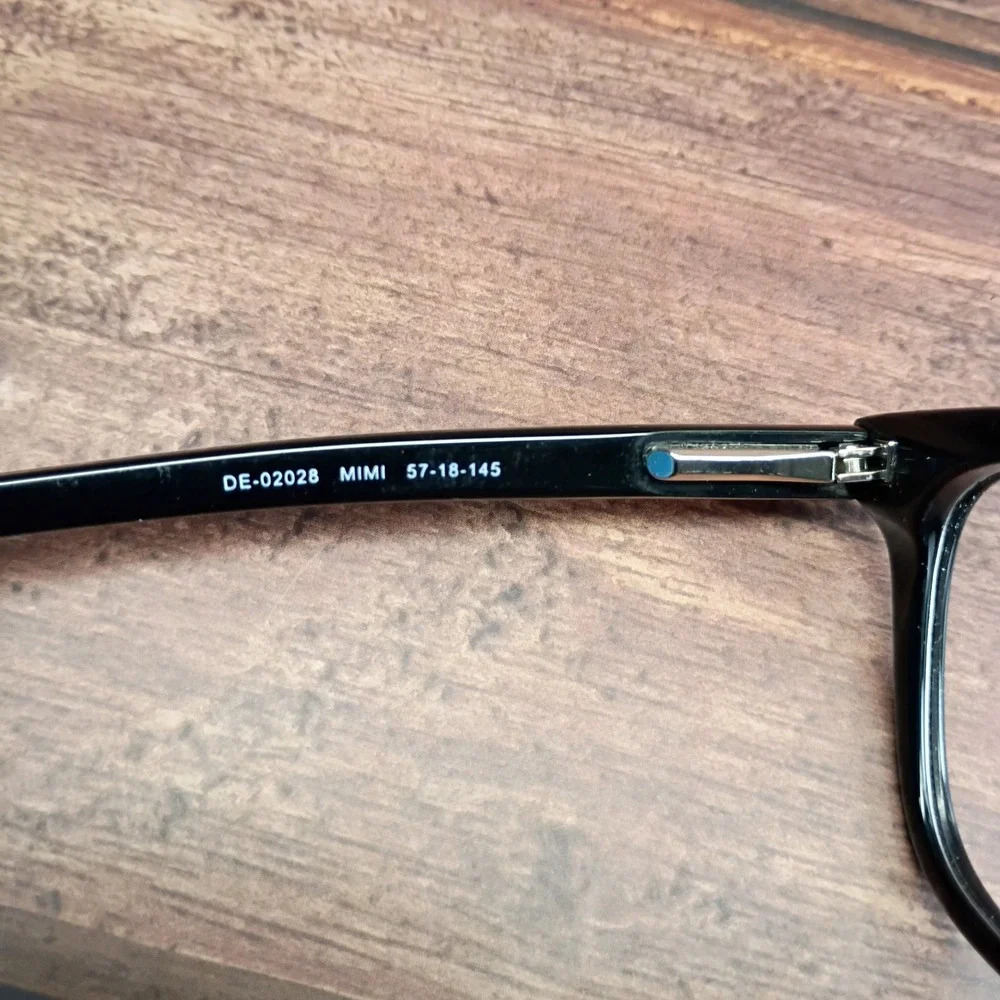 Dea Eyewear Mimi DE-02028 Black Patterned Eyeglass Frames 57-18-145